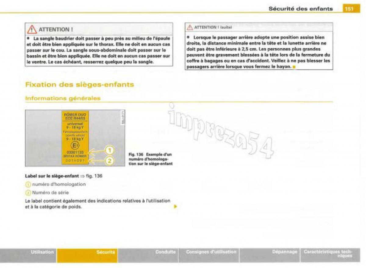 Audi TT II 2 manuel du proprietaire / page 152