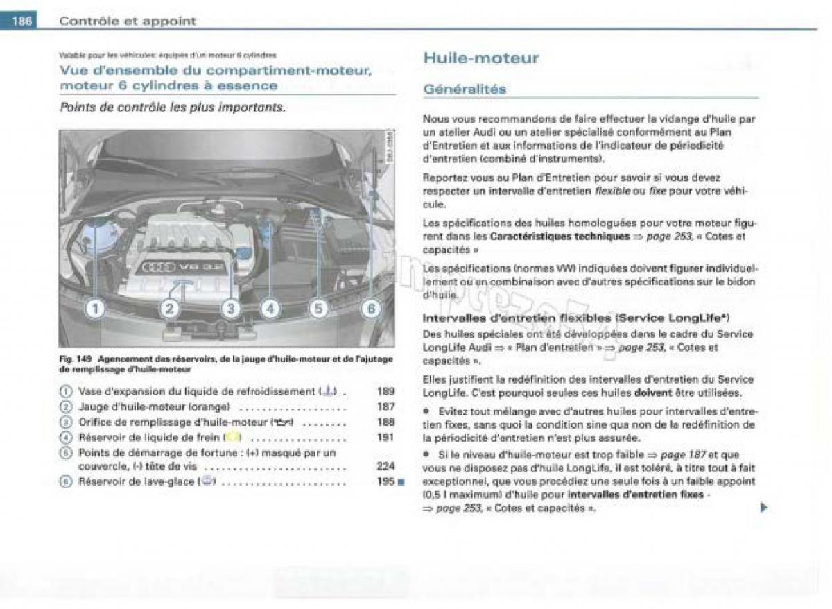 Audi TT II 2 manuel du proprietaire / page 187