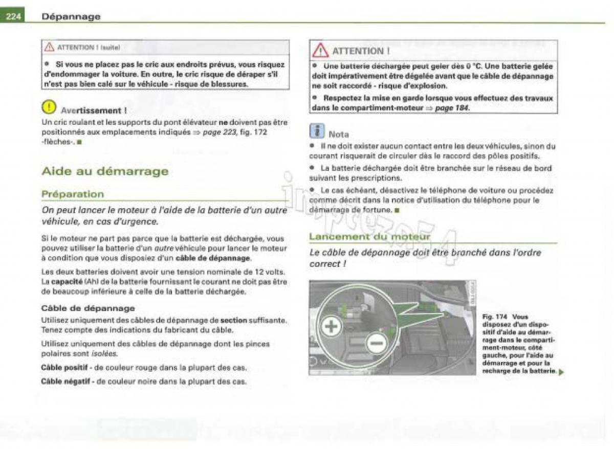 Audi TT II 2 manuel du proprietaire / page 225