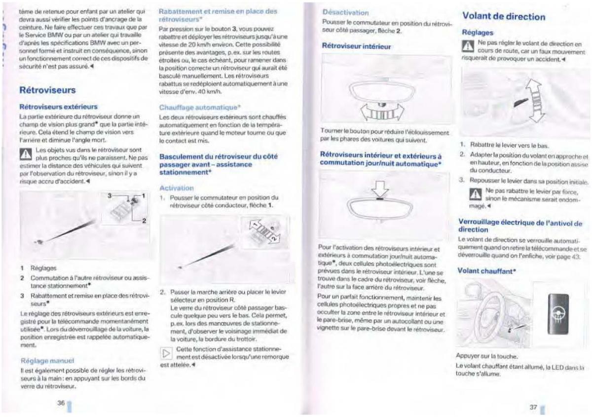 BMW 1 E87 manuel du proprietaire / page 17