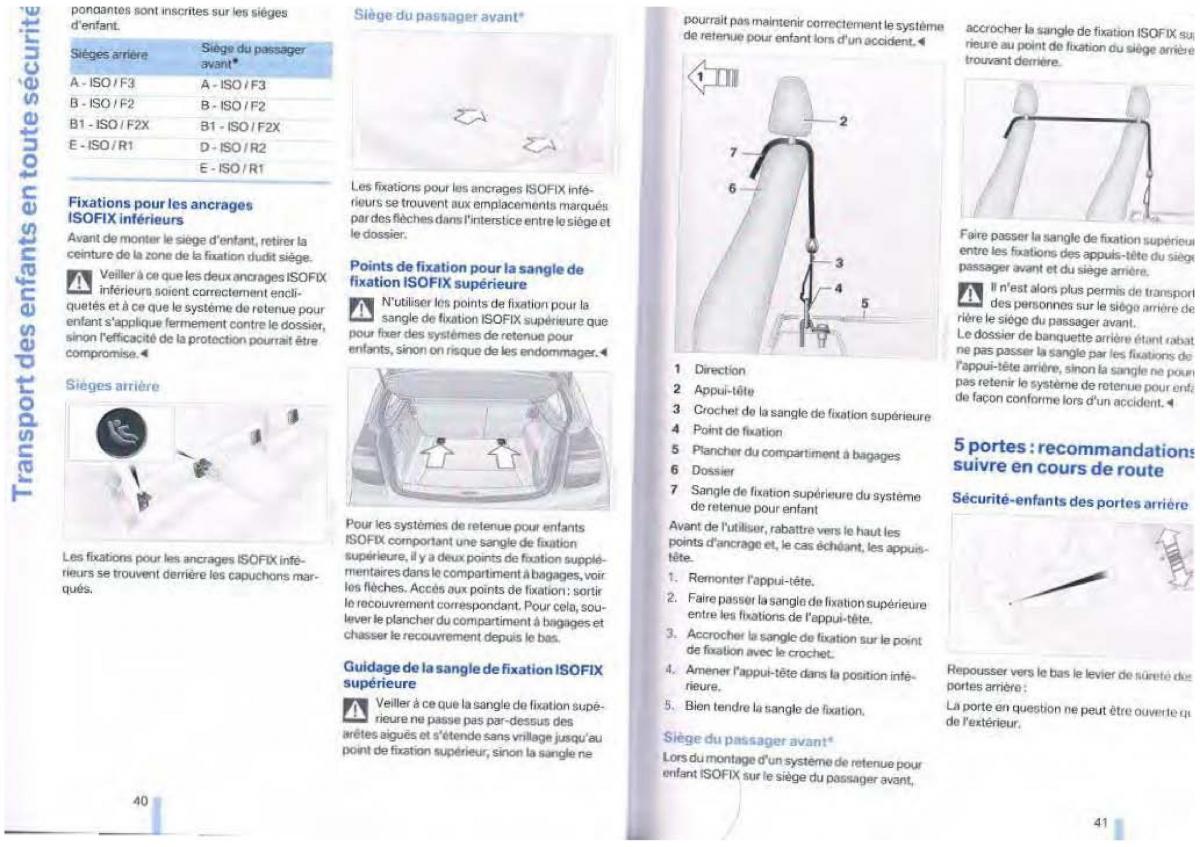 BMW 1 E87 manuel du proprietaire / page 19