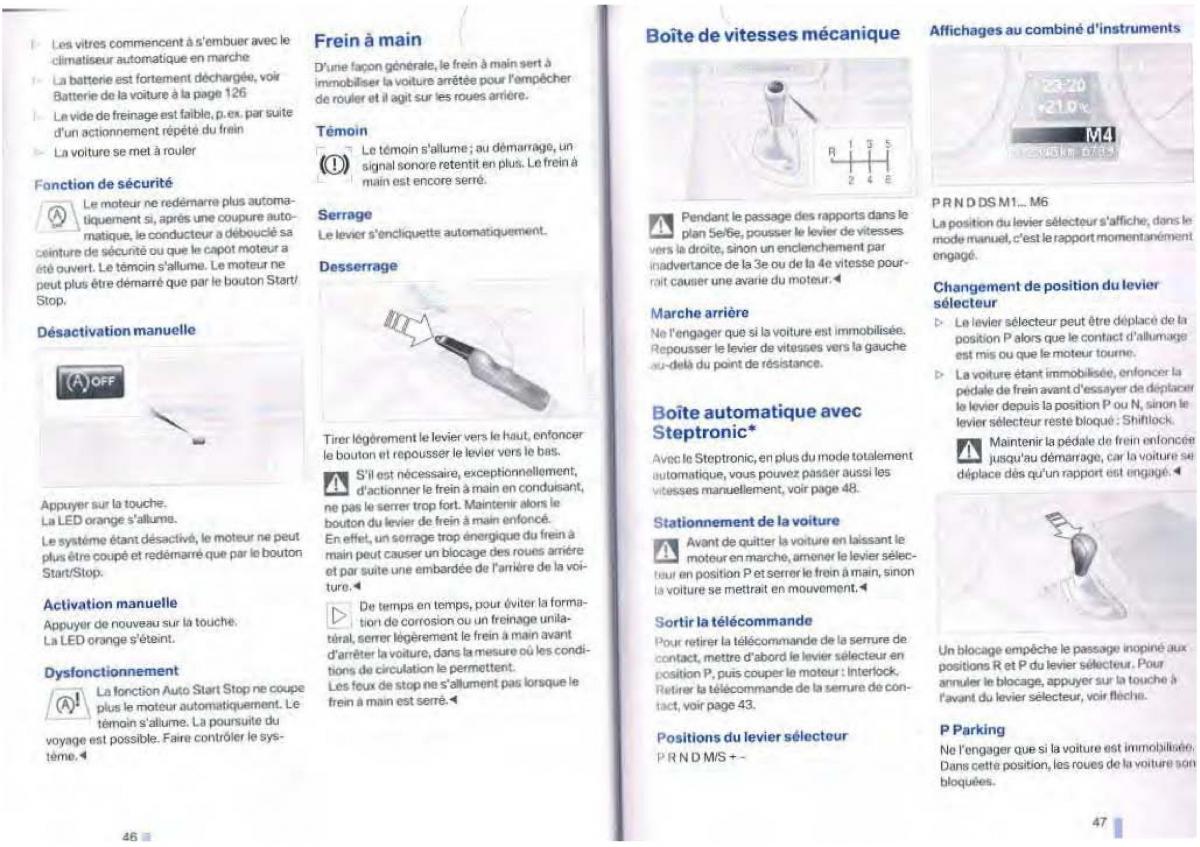 BMW 1 E87 manuel du proprietaire / page 22