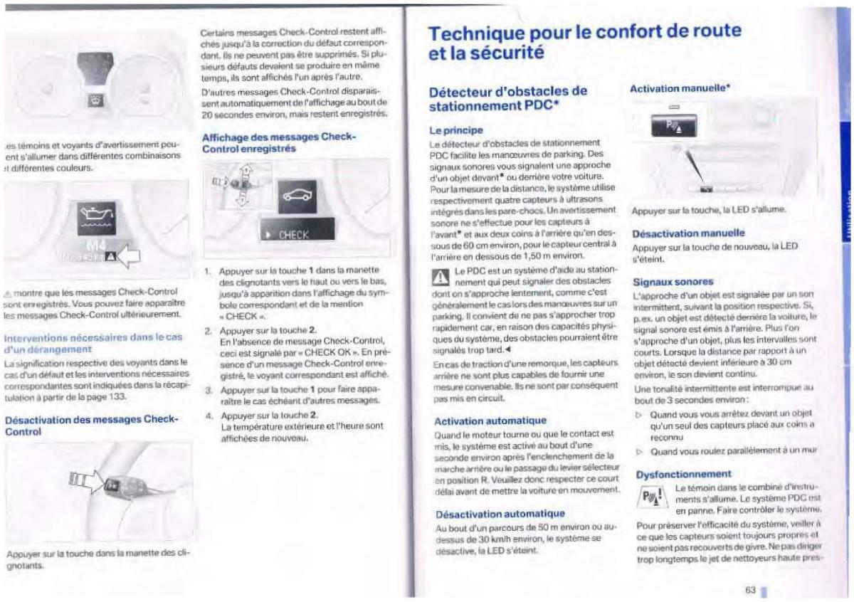 BMW 1 E87 manuel du proprietaire / page 30