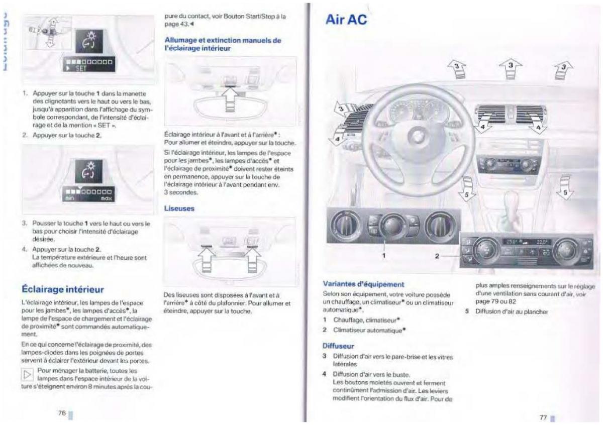 BMW 1 E87 manuel du proprietaire / page 37