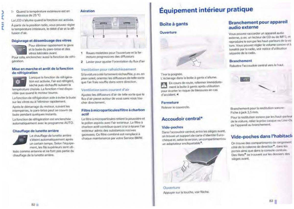 BMW 1 E87 manuel du proprietaire / page 40