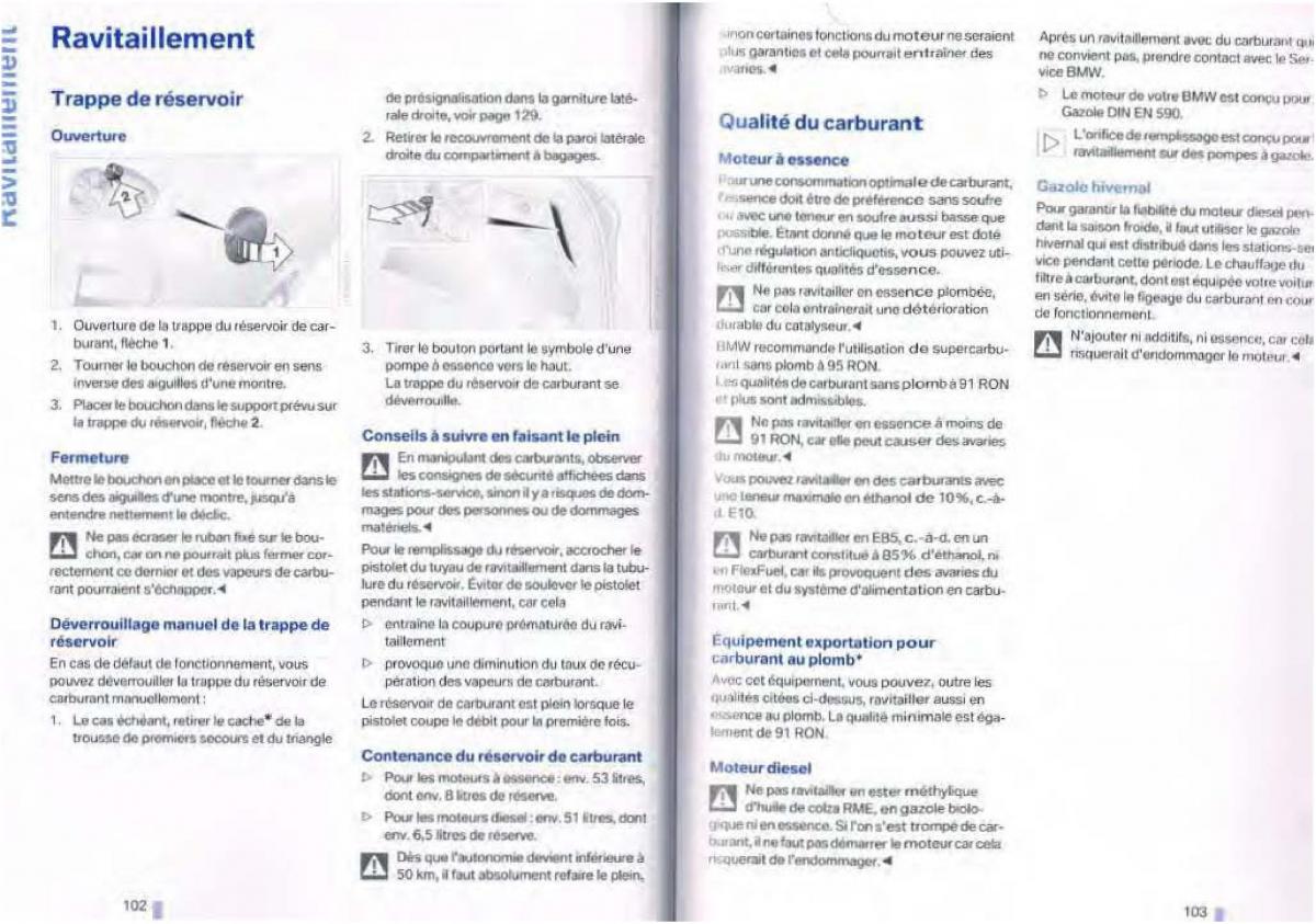 BMW 1 E87 manuel du proprietaire / page 44