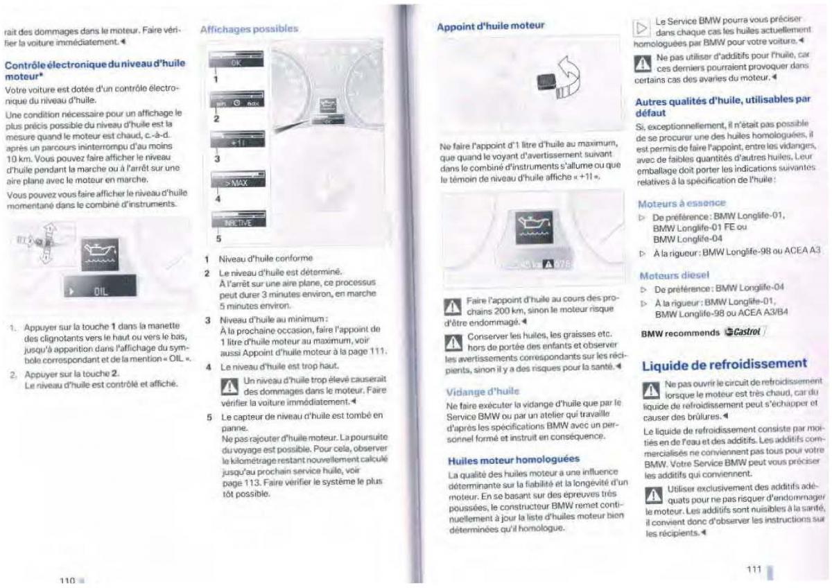 BMW 1 E87 manuel du proprietaire / page 48