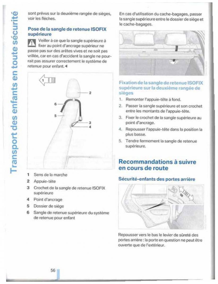 BMW X5 X6 E79 E70 manuel du proprietaire / page 56