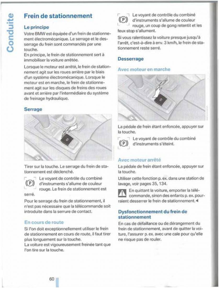 BMW X5 X6 E79 E70 manuel du proprietaire / page 60