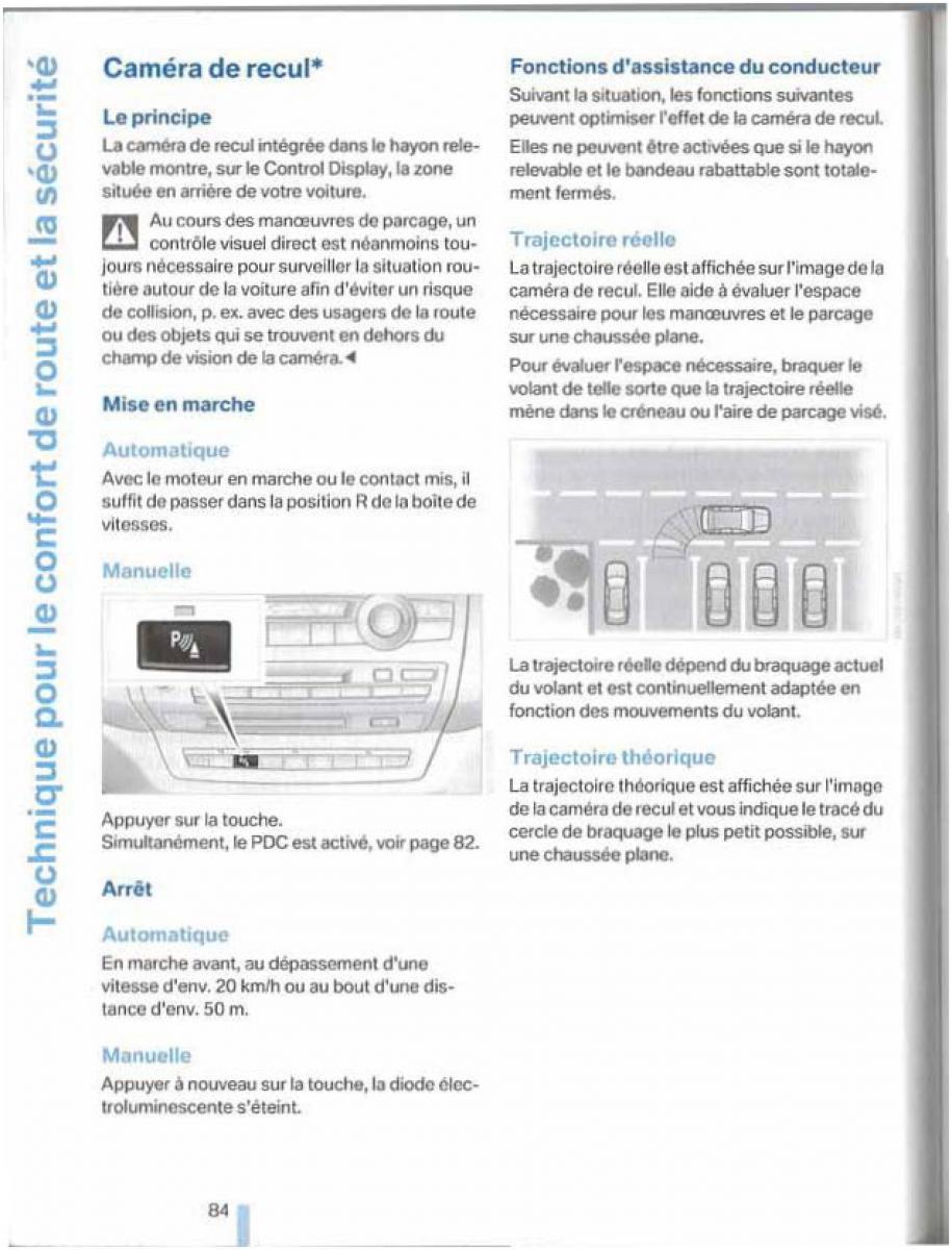 BMW X5 X6 E79 E70 manuel du proprietaire / page 84