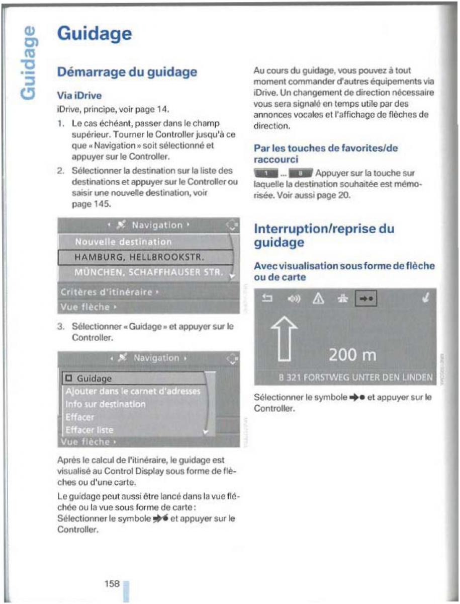 BMW X5 X6 E79 E70 manuel du proprietaire / page 158