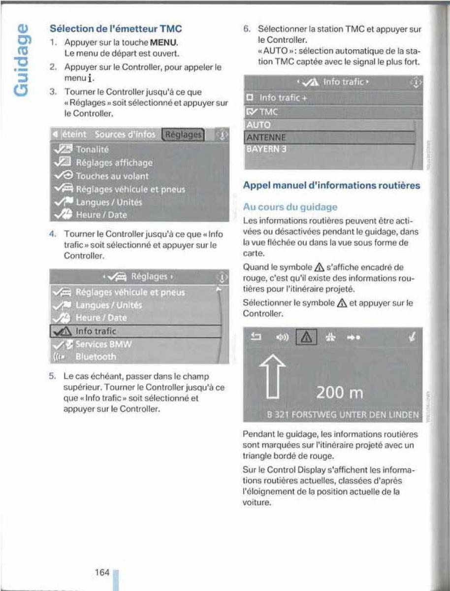 BMW X5 X6 E79 E70 manuel du proprietaire / page 164