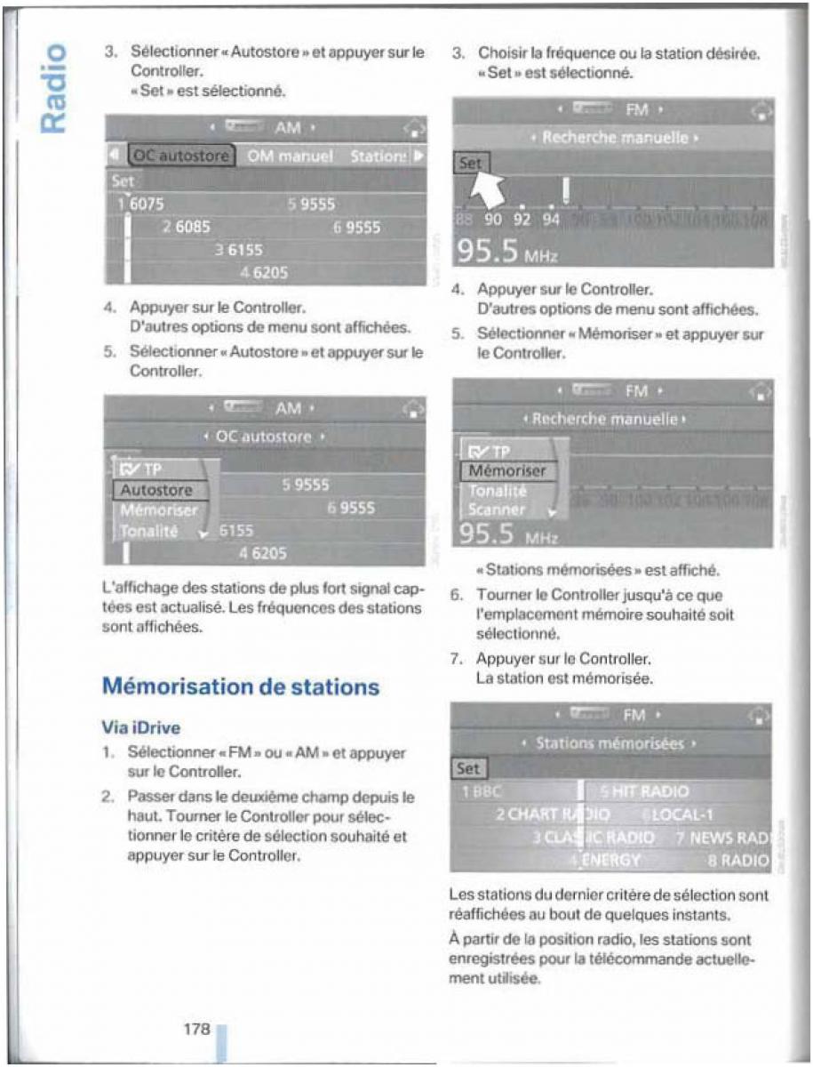 BMW X5 X6 E79 E70 manuel du proprietaire / page 178