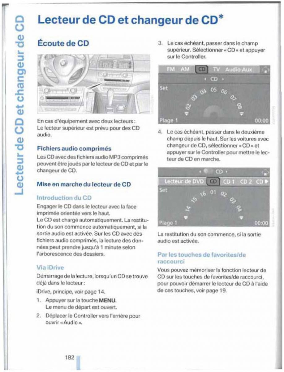 BMW X5 X6 E79 E70 manuel du proprietaire / page 182