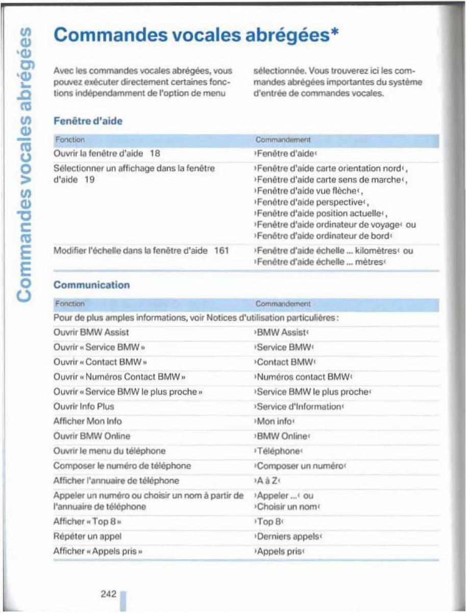 BMW X5 X6 E79 E70 manuel du proprietaire / page 242