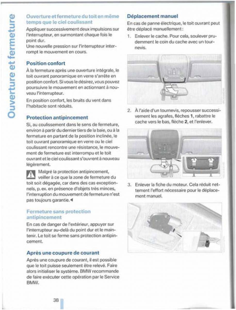 BMW X5 X6 E79 E70 manuel du proprietaire / page 38