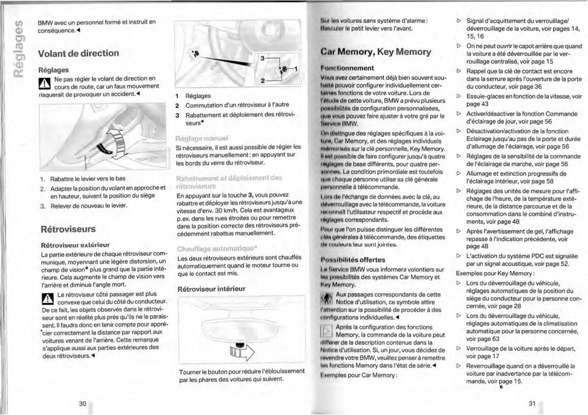 BMW Z4 E85 E86 manuel du proprietaire / page 16