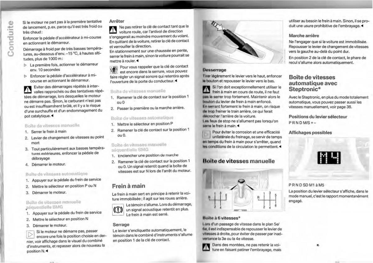 BMW Z4 E85 E86 manuel du proprietaire / page 19