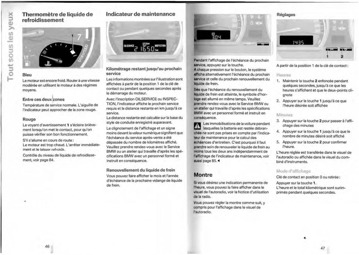 BMW Z4 E85 E86 manuel du proprietaire / page 24