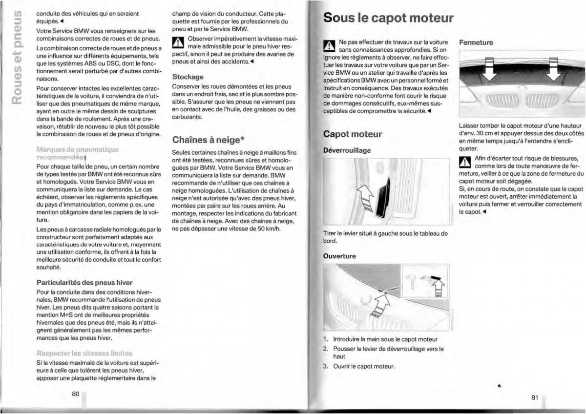 BMW Z4 E85 E86 manuel du proprietaire / page 39