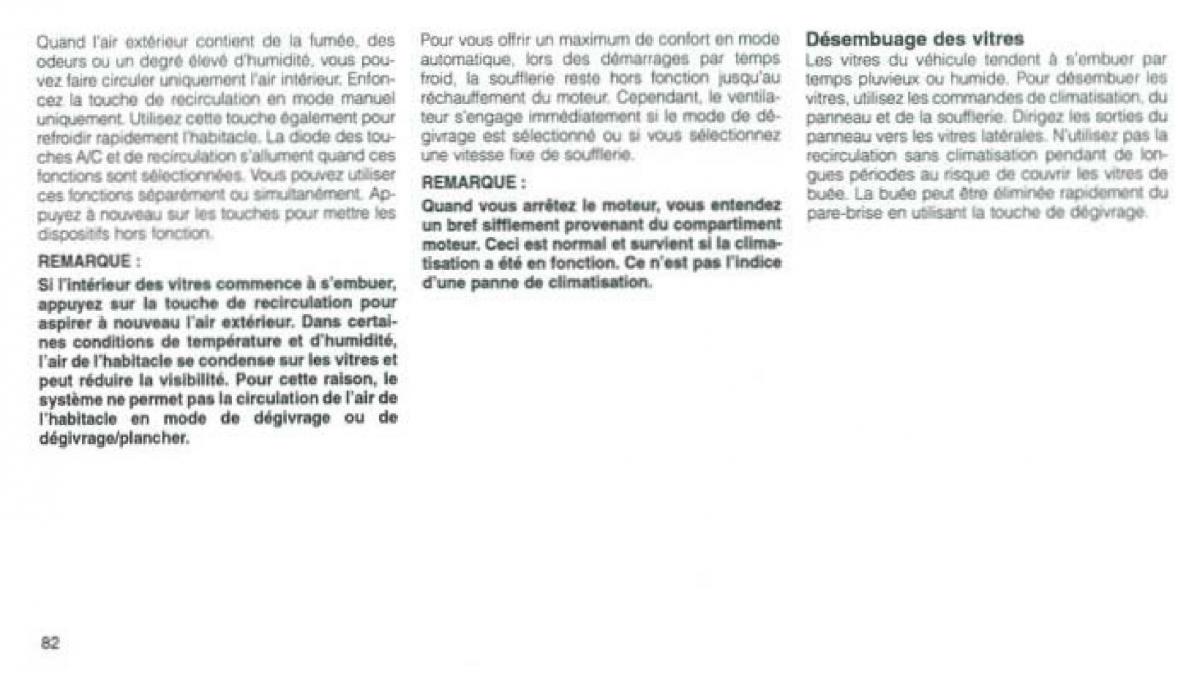 Jeep Grand Cherokee WJ manuel du proprietaire / page 79