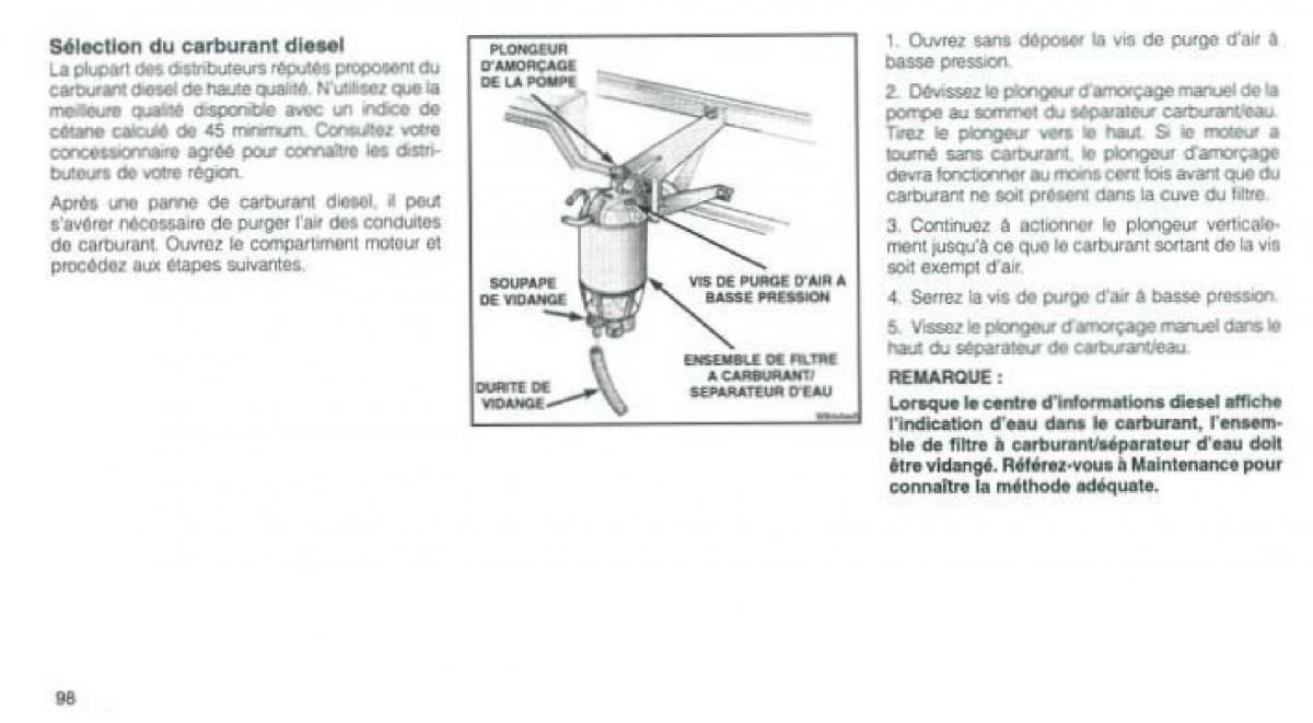 Jeep Grand Cherokee WJ manuel du proprietaire / page 94