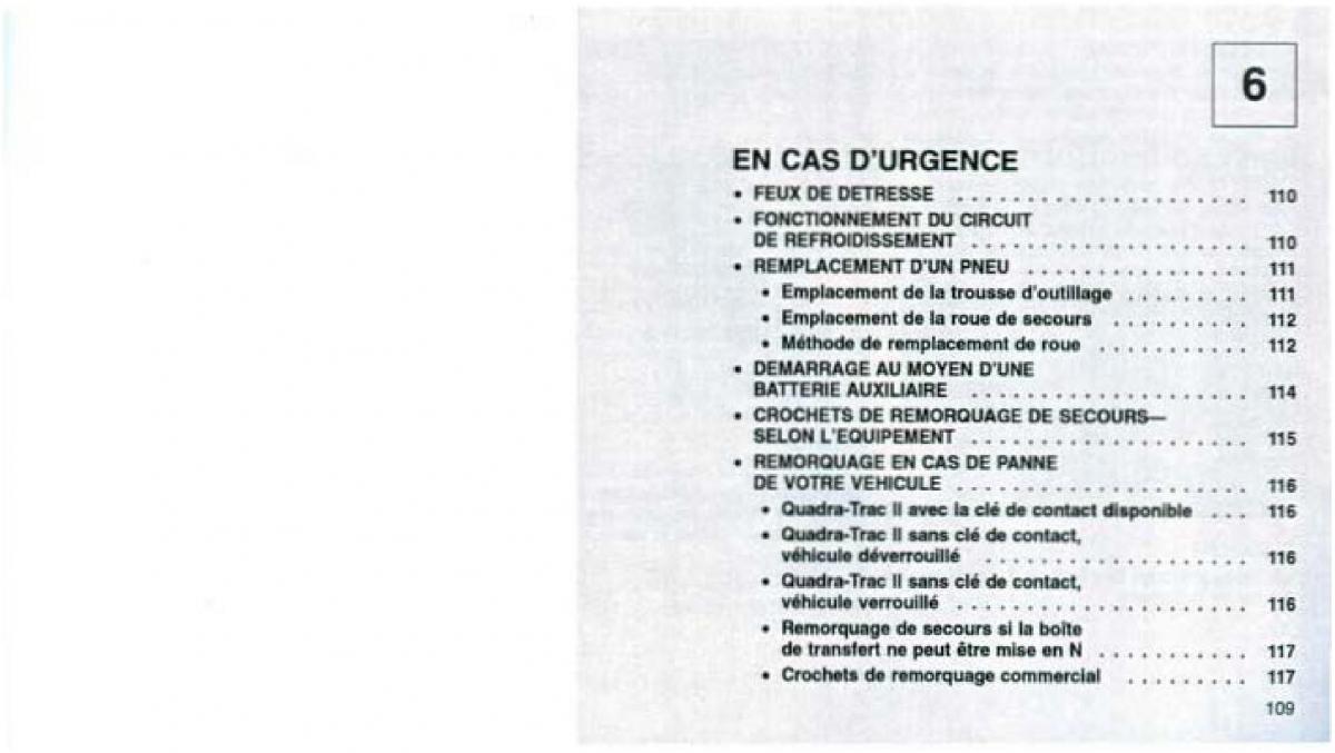 Jeep Grand Cherokee WJ manuel du proprietaire / page 104