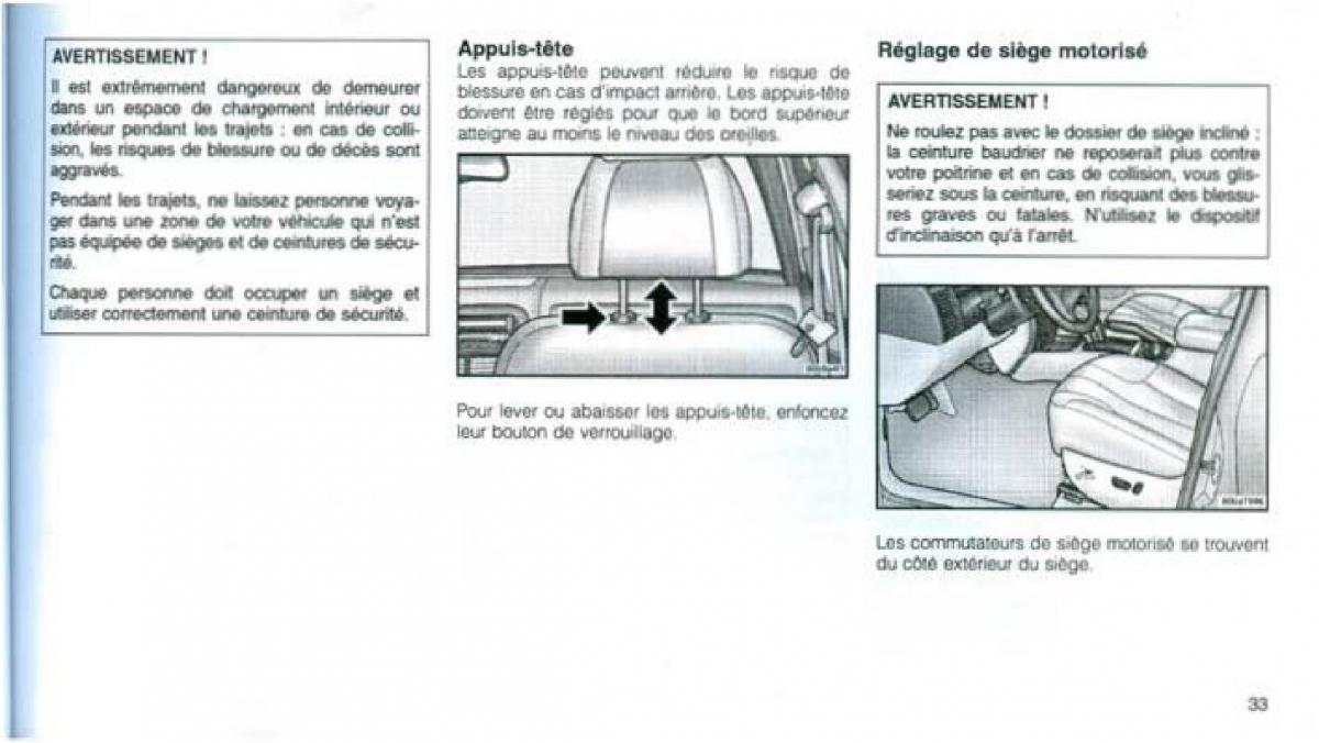 Jeep Grand Cherokee WJ manuel du proprietaire / page 32