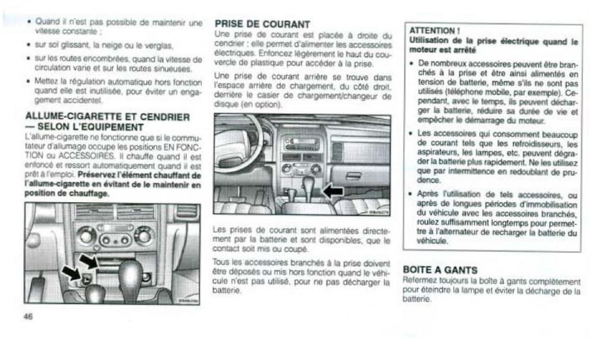 Jeep Grand Cherokee WJ manuel du proprietaire / page 45