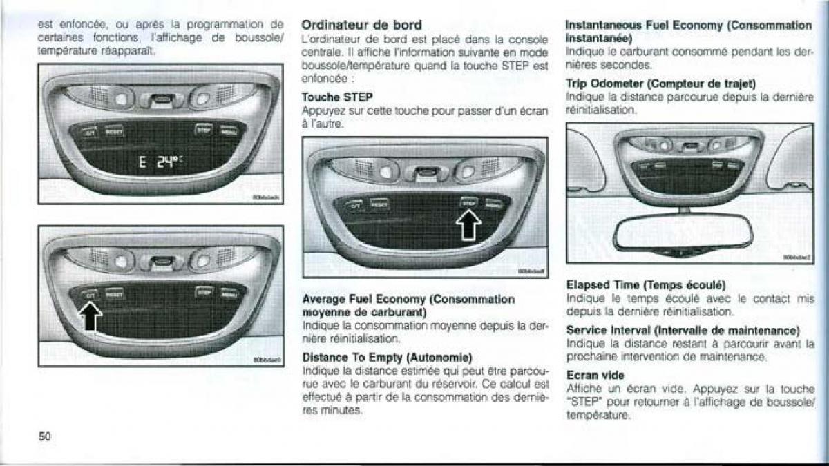 Jeep Grand Cherokee WJ manuel du proprietaire / page 49