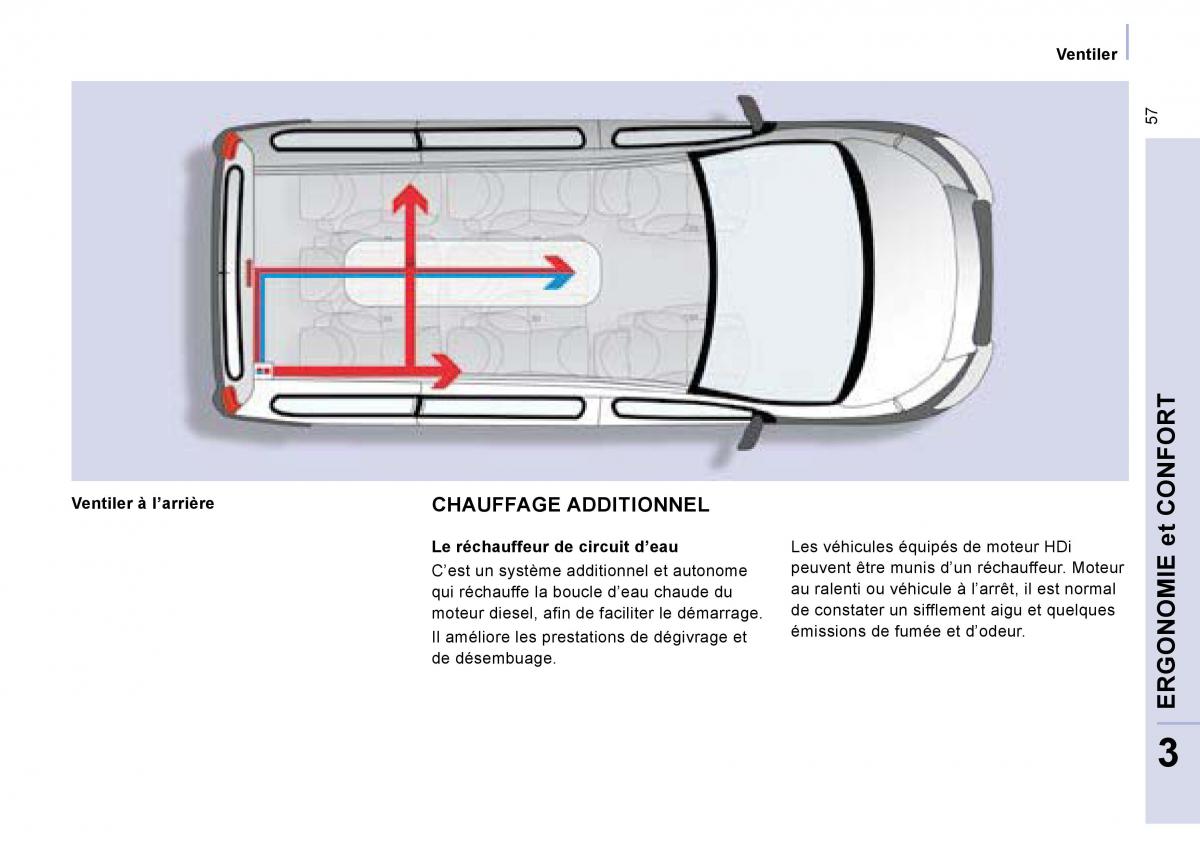 Citroen Jumpy Atlante manuel du proprietaire / page 62