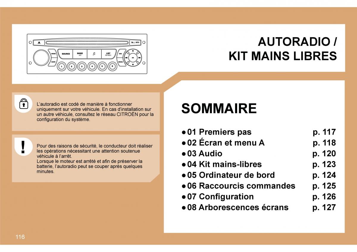 Citroen Jumpy Atlante manuel du proprietaire / page 121