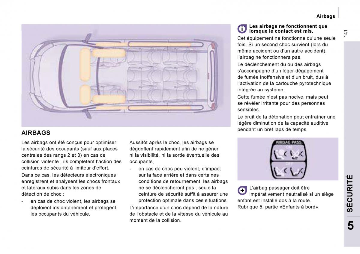 Citroen Jumpy Atlante manuel du proprietaire / page 147