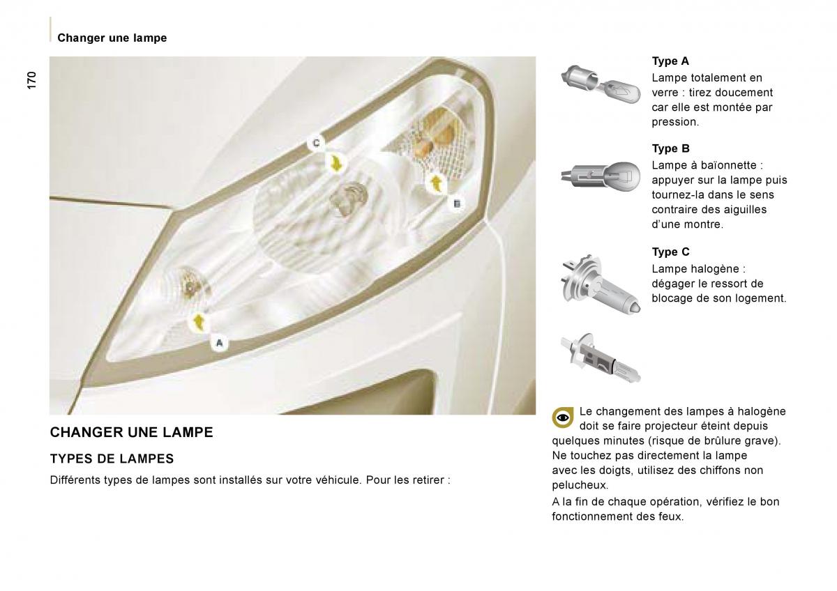 Citroen Jumpy Atlante manuel du proprietaire / page 176