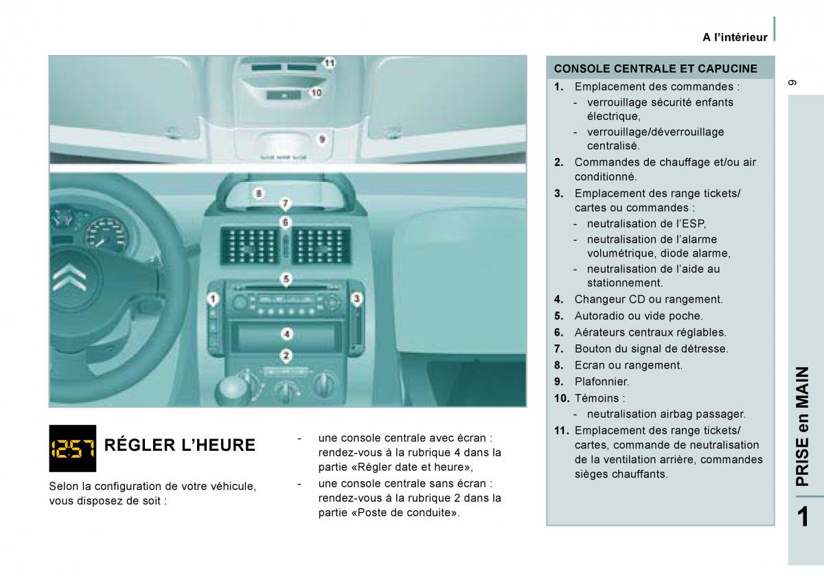 Citroen Jumpy Combi I 1 manuel du proprietaire / page 14