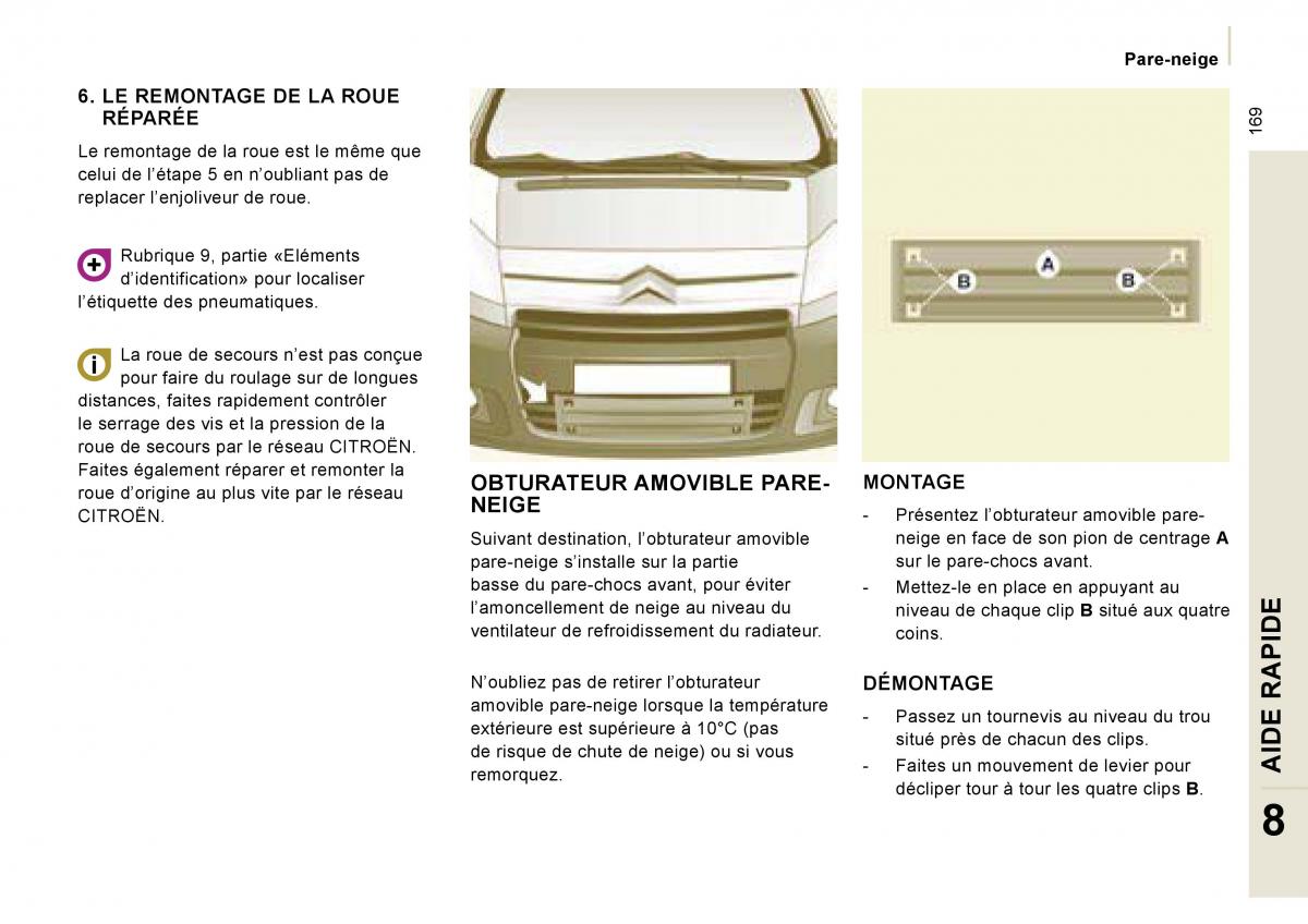 Citroen Jumpy Combi I 1 manuel du proprietaire / page 175