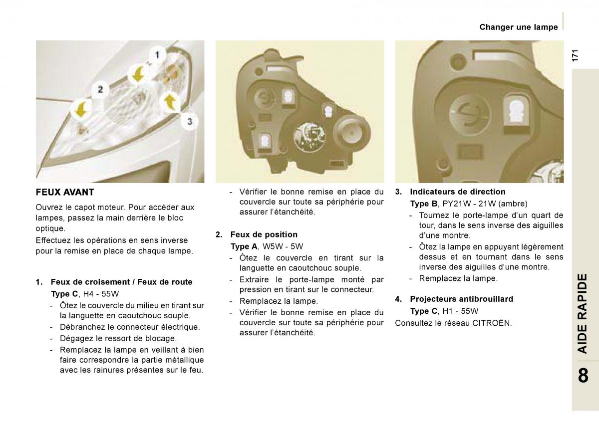 Citroen Jumpy Combi I 1 manuel du proprietaire / page 177