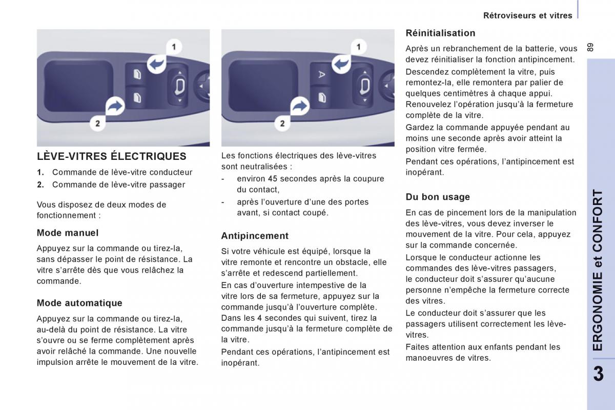 Citroen Jumpy Atlante II 2 manuel du proprietaire / page 91