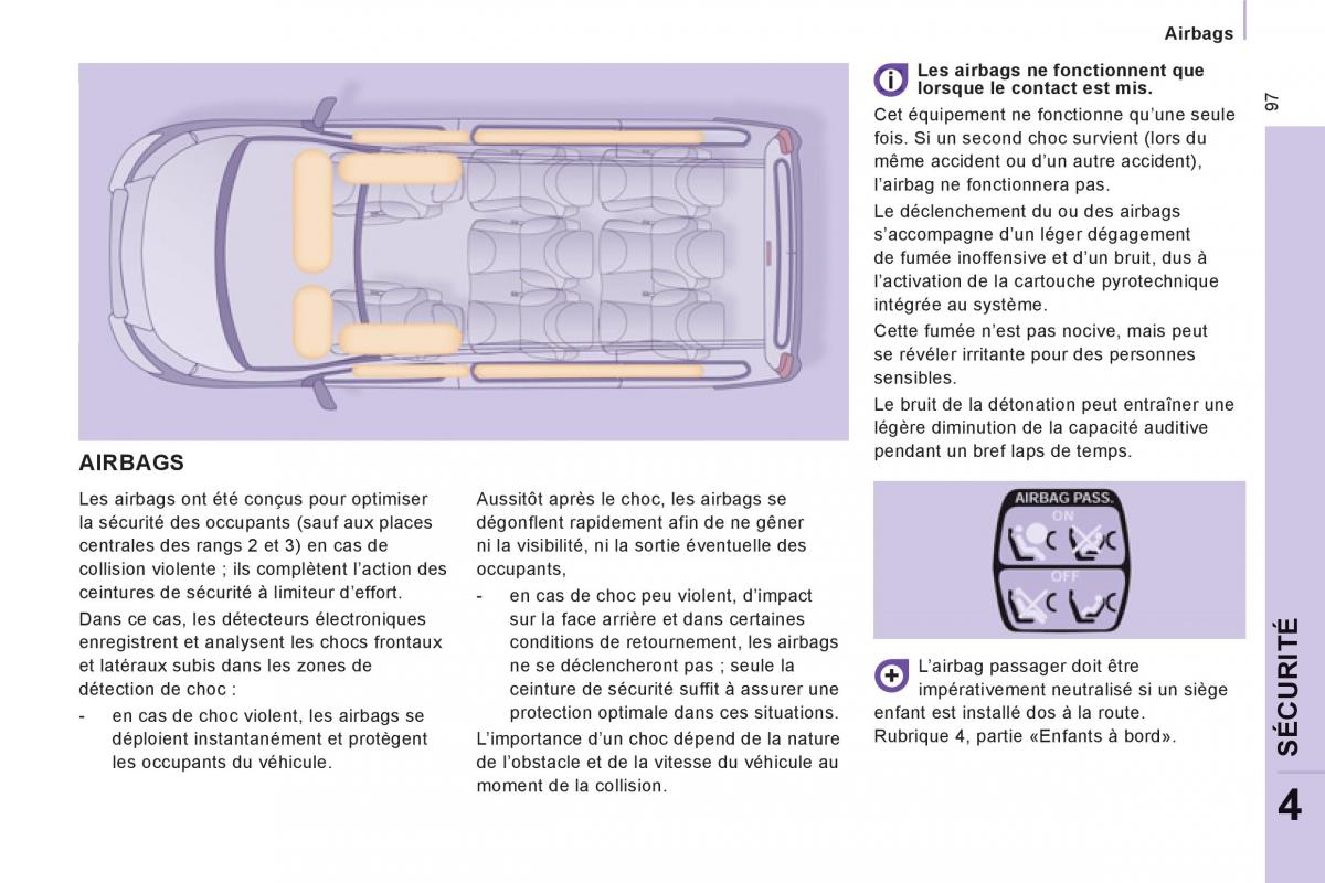 Citroen Jumpy Atlante II 2 manuel du proprietaire / page 99