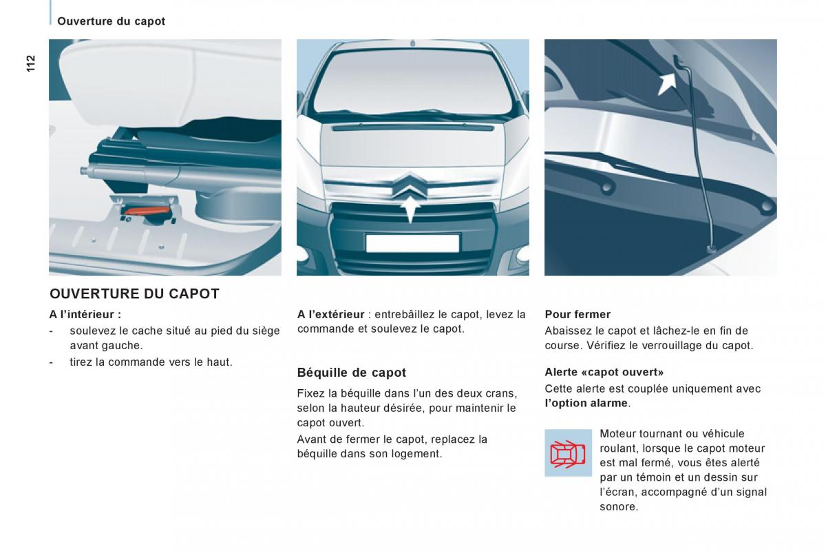 Citroen Jumpy Atlante II 2 manuel du proprietaire / page 114