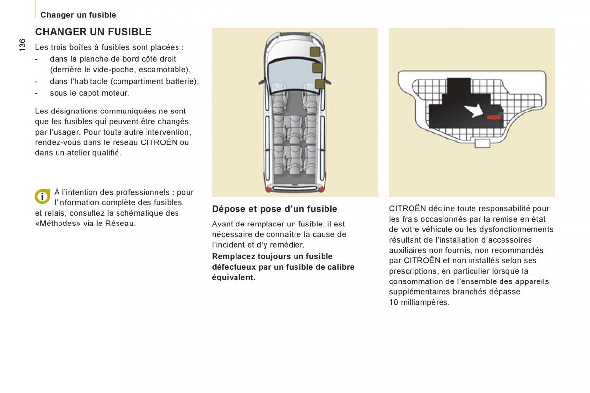 Citroen Jumpy Atlante II 2 manuel du proprietaire / page 138