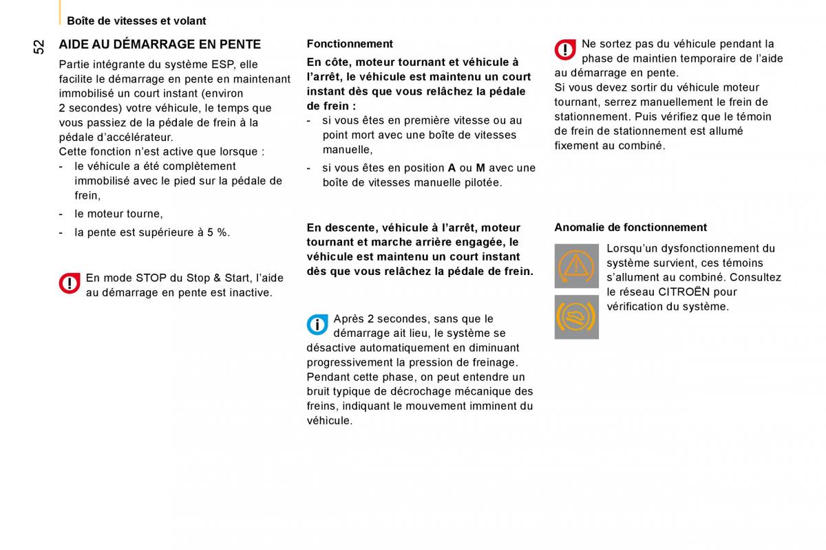 Citroen Nemo manuel du proprietaire / page 56