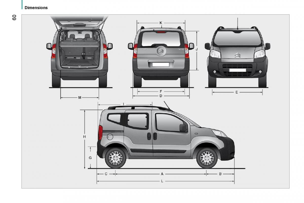 Citroen Nemo manuel du proprietaire / page 64