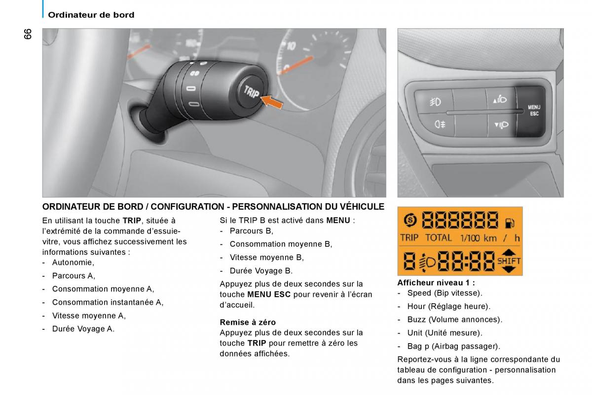 Citroen Nemo manuel du proprietaire / page 70