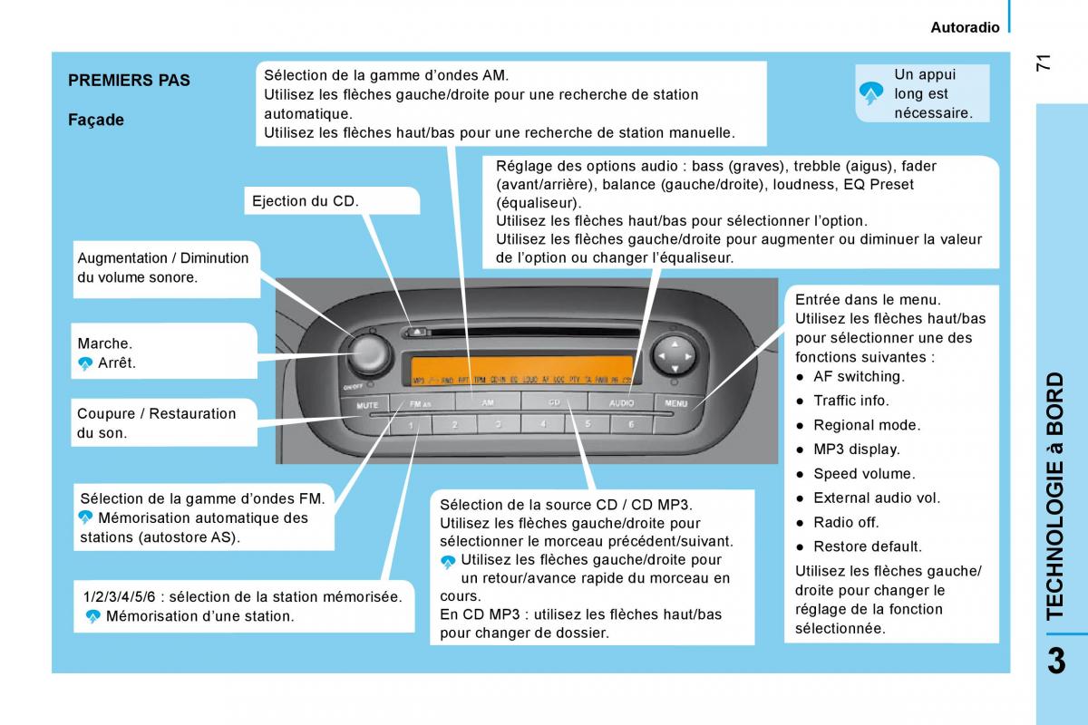 Citroen Nemo manuel du proprietaire / page 75