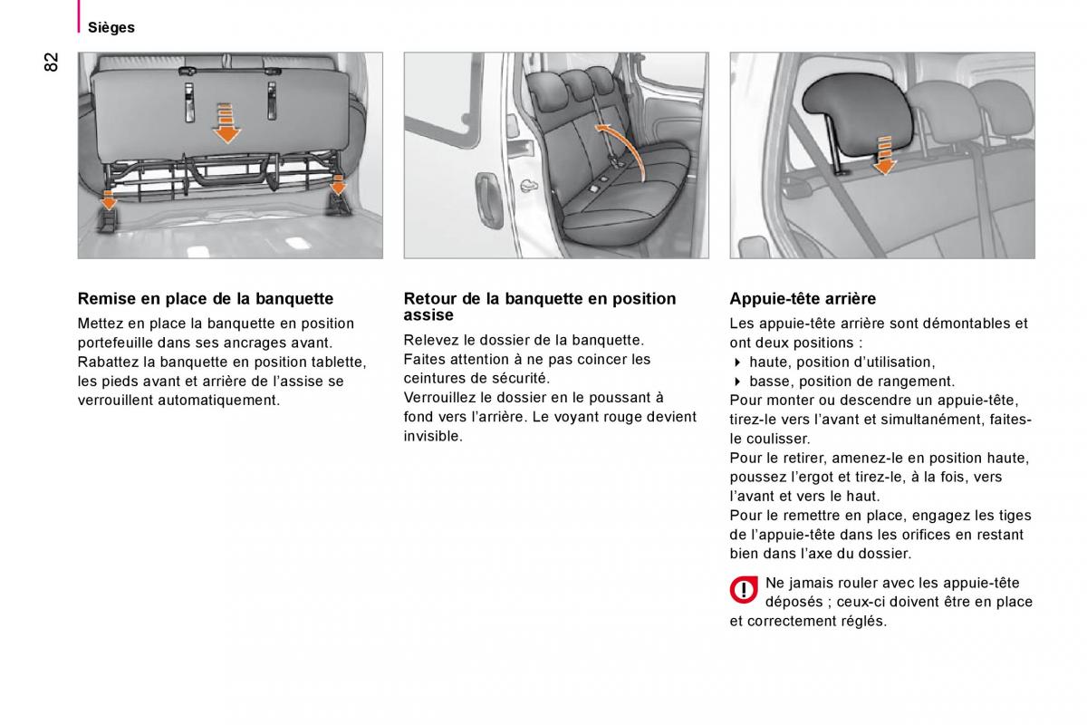 Citroen Nemo manuel du proprietaire / page 86