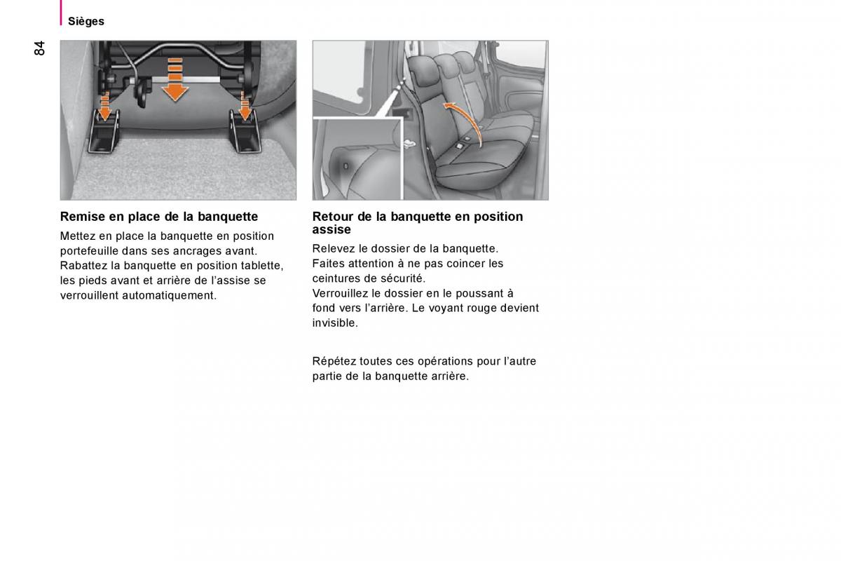 Citroen Nemo manuel du proprietaire / page 88