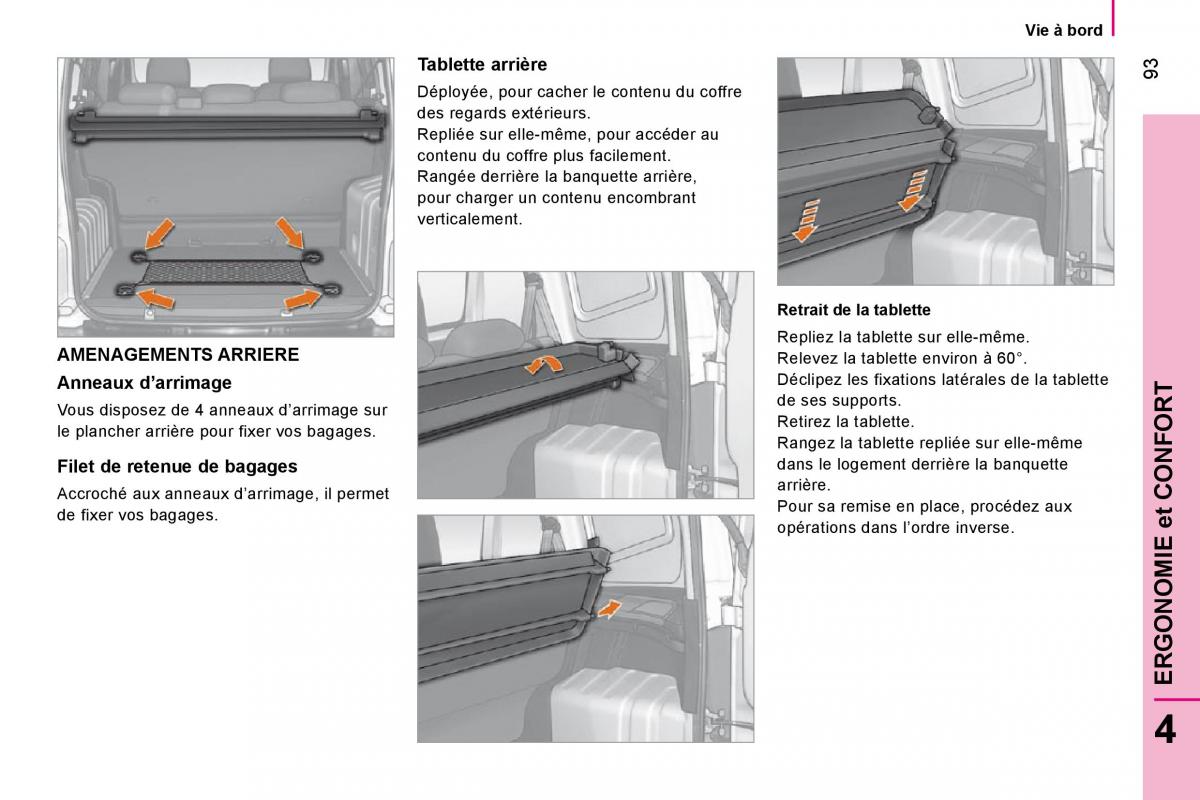 Citroen Nemo manuel du proprietaire / page 97