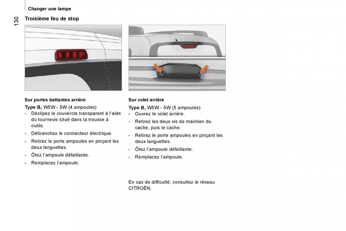 Citroen Nemo manuel du proprietaire / page 135