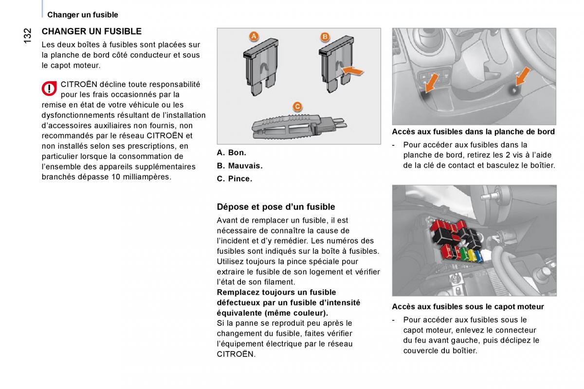 Citroen Nemo manuel du proprietaire / page 137